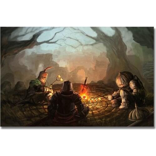 Diamond Painting Dark Souls DIY round full diamond 5D embroidery package Landscape home decoration crafts