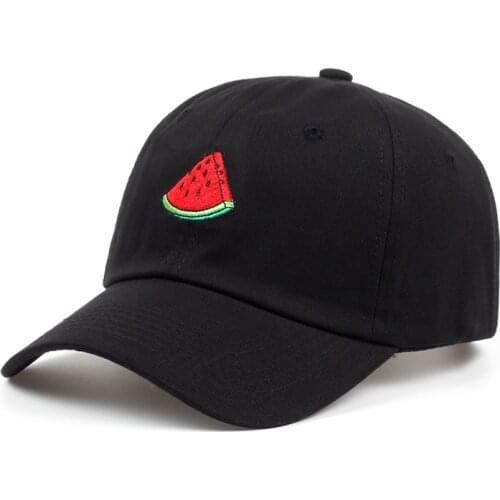 New Summer Baseball Cap Men Women Watermelon Embroidery Dad Hat Hip Hop Snapback Hats Casual Couple Lover Trucker Caps Visor
