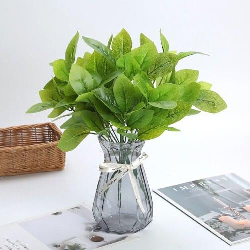 Home decor green indoor eco-friendly christmas decorations magnolia leaves artificial plant