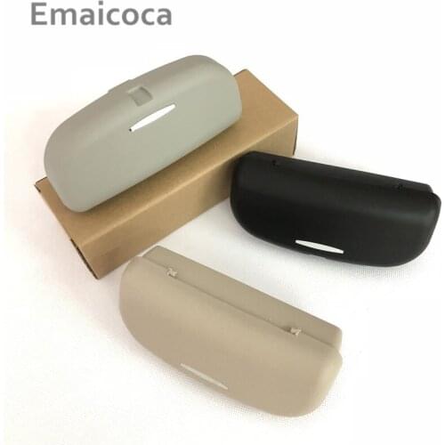 Emaicoca Car Sun Visor Glasses Case For Kia K3 Rio K2 K5 K4 Cerato Soul Forte Sportage R SORENTO Picanto