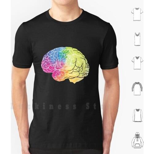 Mental Health T Shirt Big Size 100% Cotton Mental Health Matters Brain Psyched Mental Health Counselor Counselor Love Semicolon