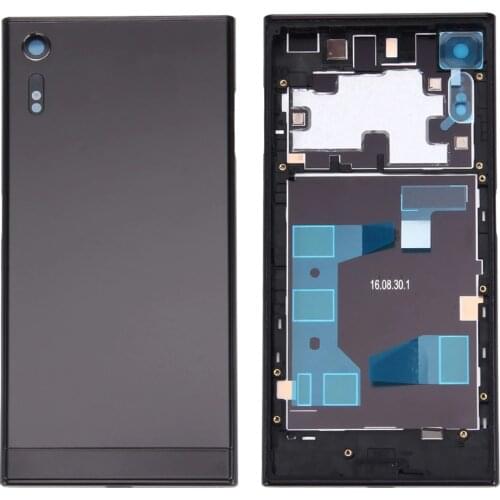 IPartsBuy Back Battery Cover + Back Battery Bottom Cover + Middle Frame for Sony Xperia XZ
