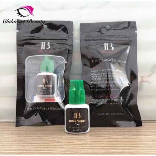 IB ultra super glue green cap 5ml for eyelash extensions lash maker make up artist beauty supply 5bottles