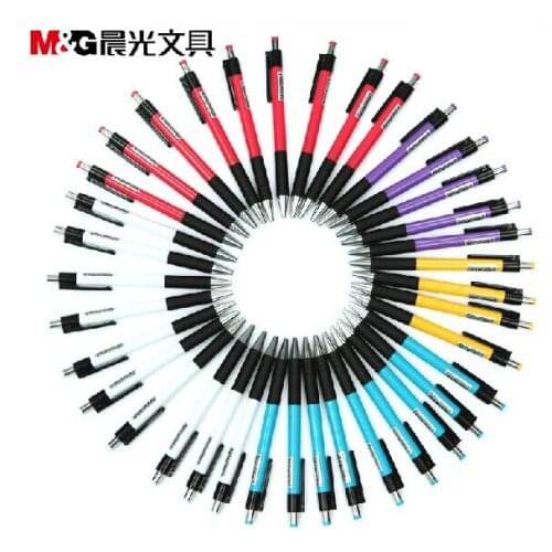 M&G ABP88402 40pcs/lot premium 0.7mm eco-friendly ballpoint pen excellent writing easily grip high quality stationery