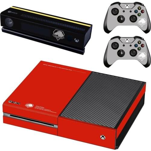 Metal Gear Solid V Skin Sticker Decal Full Cover For Xbox One Console & Kinect & 2 Controllers For Xbox One Skin Sticker