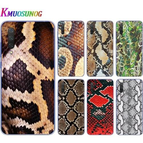 Fashion Leather Snake For Xiaomi Mi 11i 11 10i 10T 10 9T 9SE 9 8 A3 CC9 CC9E Note 10 Lite Pro Ultra Soft Phone Case