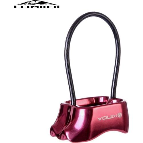 【New store 】 Professional Rappel ATC Belay Device Aluminum 25KN Descender Outdoor Camping & Hiking Rock Climbing Equipment