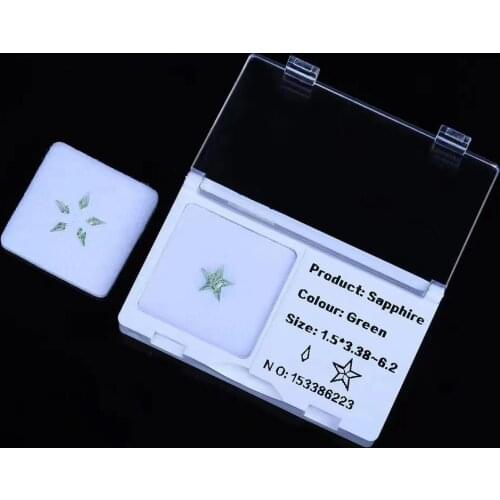 Pirmiana Natural Colors Sapphire Star Shape for Jewelry Making or Diy Jewelry