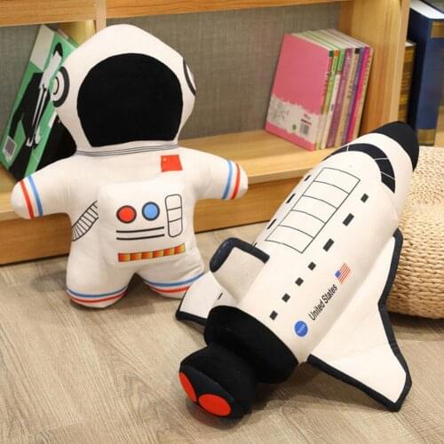 Plush Doll Cute Shape Collectible Built-in PP Cotton Space Astronaut Stuffed Doll Soft Doll Cushion Sofa Pillow Kids Toys Gifts