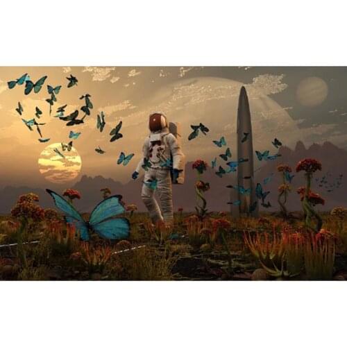 Full DIY Diamond Painting New world butterfly Cross Stitch Mosaic 5D Diamond Embroidery Needlework Home Christmas Gift FC314