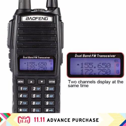 Baofeng UV-82 walkie-talkie portable radio UV 82 walkie talkie handphone purse 10 KM hunting intercom walk talk ham talki walki