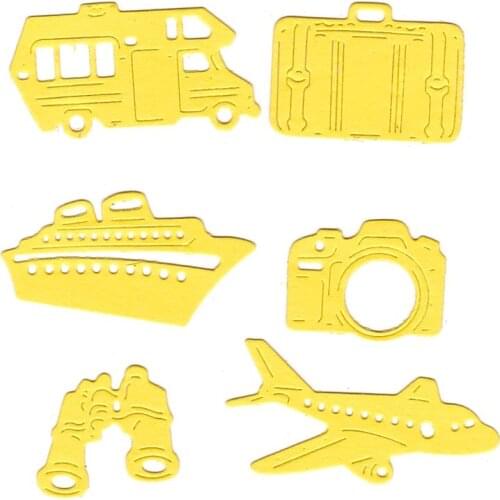 Holidays Travel Metal Cutting Dies Stencil DIY Scrapbooking Album Stamp Paper N58A