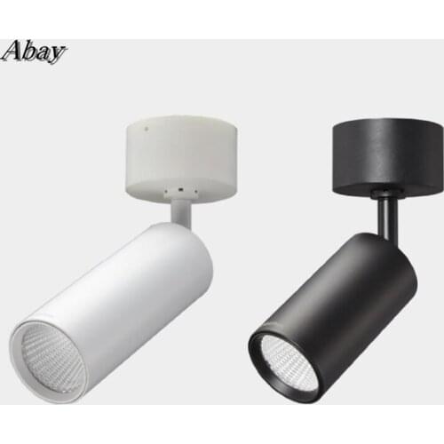 Foldable 360° Rotatable LED Downlights Surface Mounted COB LED Ceiling Spot lights 7W10W12W LED Lamps Background Wall Lighting