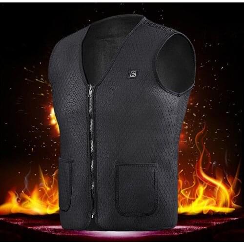 Universal Electric USB Heated Warm Vest Men Women Heating Coat Jacket Clothing for Winter Motorcycle Travelling Skiing Hiking