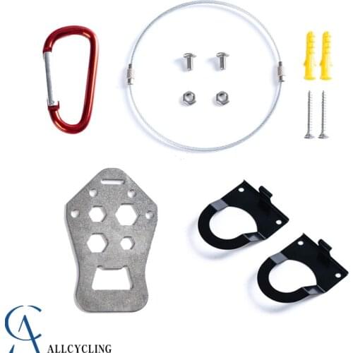 RRSKIT Bicycle Self-Locking Shoes Hanger Road MTB Outdoor Cleat Protective Hooks Wall Storage Mounts Suit For SPD KEO SM-PD22