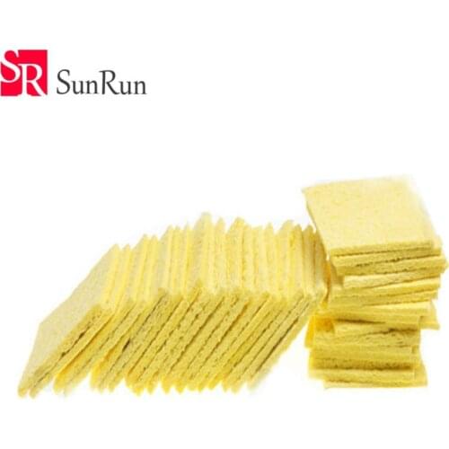 10pcs Super Warming Heat-resisting Compressed Sponge For Solder Cleaning