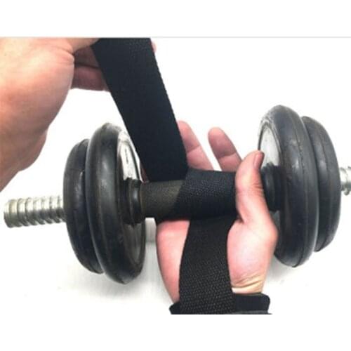 2 PICS Weight Lifting Hand Wrist Belt Gym Lifting Strap Fitness Wrist Wrap Bodybuilding Dumbbell Barbell Exercise Training Power