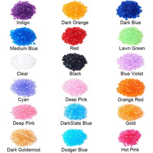 500/pack 4.5mm Clear Acryl Crystal Bling Transparante Confetti Wedding Party Decoratie Bruiloft tafel diamant Hoge Duidelijkh