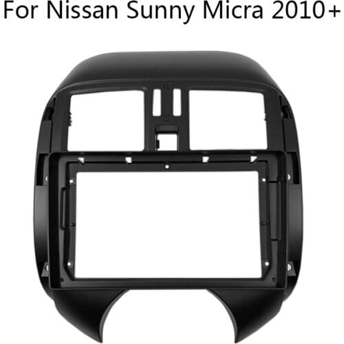 Car DVD Fascia Frame Dash Panel For NISSAN Almera/Sunny/Latio/RENAULT Scala Installation Trim Kit Bezel Faceplate