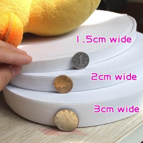 White Elastic Band trim/spandex/sewing/flat/trimming Sewing Band 44 Yards New & Clearance Roll