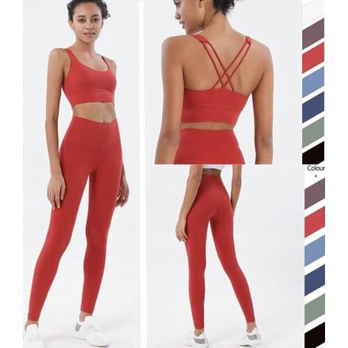 Push Up Padded Gym Fitness Bras Crop Tops Women Nylon Yoga Top Workout Sports Bras with Removable Pads