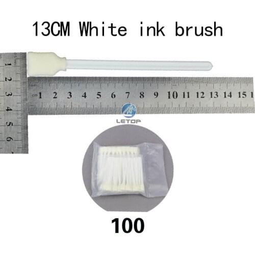 Factory price printer cleaning brush for inkjet printer printhead clean foam tip swab 13cm(100pcs/bag)