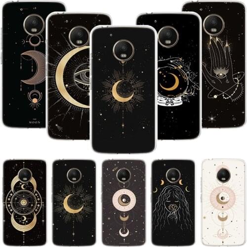 Moon Mystery Totem Witche Phone Case For Motorola Moto G9 G8 G7 G6 G5 E6 E5 E4 Plus Play Power One Action Macro Coque Cover Capa