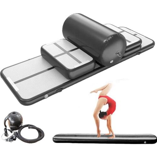 Black Air Tumbling Track Used Gymnastics Floor Air Track Training Set China Manufacturer Good Quantity