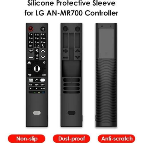 For LG AN-MR700 Remote Control Case Silicone Protective Cover Dust Proof Shockproof Cover Sleeve Protector