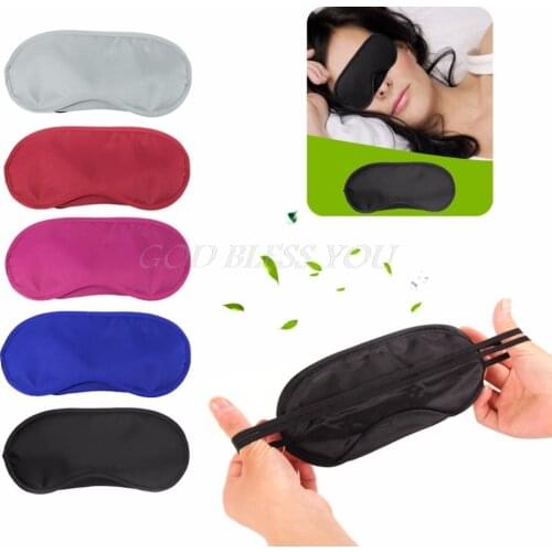 Travel Sleeping Aid Mask Sleep Rest Eye Shade Cover Comfort Blind Fold Shield Drop Shipping