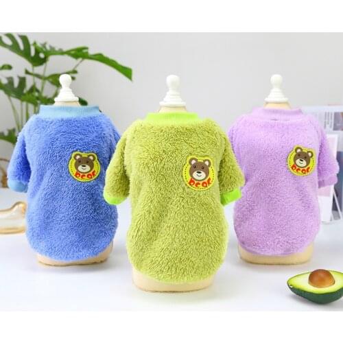 Fleece Pet Dog Clothes for Dogs Clothing Warm Dog Vest Shirt Puppy Cat Clothing for Dogs Coat Hoodie Pets Clothing Chihuahua
