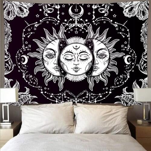 Mandala Tapestry Witchcraft Bohemian Tapestries tapete de parede Wall Hanging Gossip Hippie Beach Throw Rug Blanket Room Decor