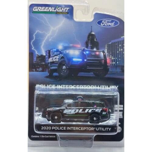 Green Light 1:64 2020 Ford interceptor boutique alloy car toys for children kids toys Model original box