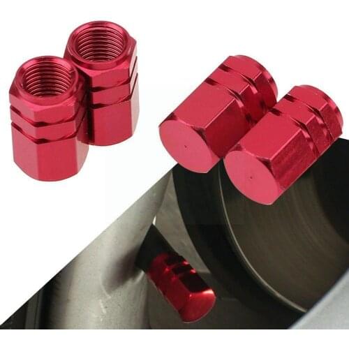 Aluminum Alloy Car Wheel Tire Valve Caps Tyre Stem Trucks Bikes For Automobiles Waterproof Motorcycles Covers Airdust 4 B9J1