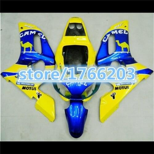 YZFR6 Fairing kit for YZF R6 1998-2002 YZFR6 98 99 00 01 02 Blue Yellow YZF R6 1998 2002 YZF600 Fairings SetBBF