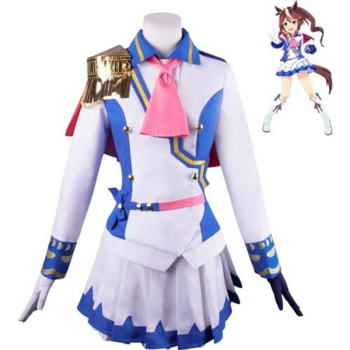 Anime Umamusume: Pretty Derby Tokai Teio Cosplay Costume Battle Suit Lolita Dress SJ Uniform Halloween Costumes for Women Girls