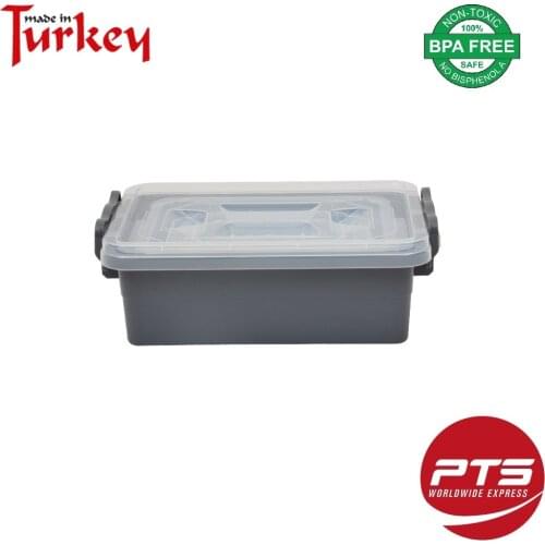 3 PCS Kitchen Food Storage Container Set Bins Rectangle Bpa Free Eco-Friendly Multifunctional Use Picnic Camping Dishwasher Safe