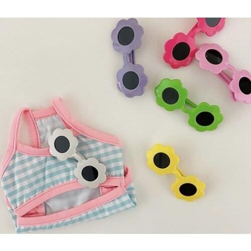 Pet Cat Glasses Flowers Love Pearls Pet Accessories Glasses Sunglasses For Cat Little Dog Toy Eye-wear Puppy Products Decoration