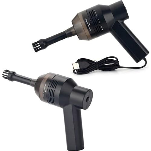 Portable Mini Handheld Vacuum Cleaner USB Powered/Rechargeable Keyboard Dust Brush for Laptop Desktop PC Computer Car