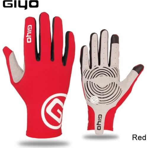 Giyo Touch Screen Long Full Fingers Sports Cycling Gloves Anti-slip Women Men Bicycle Gloves Mtb Road Bike Riding Racing Gloves