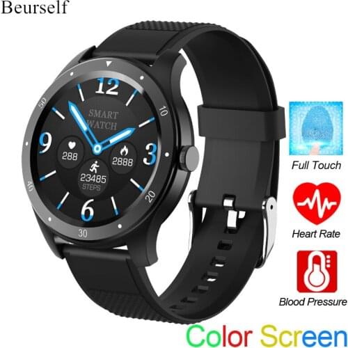 Smart Watch S6 Touch Men Heart Rate Smartwatch Women Blood Pressure Fitness Tracker Color Sport Call Alarm Band for Android IOS