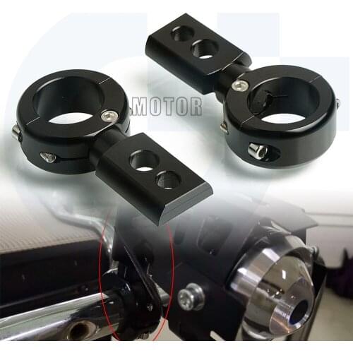 Universal Motorcycle Spotlight Fog Lamp Light Clamp Mounting Brackets Holder For BMW Yamaha Honda Kawasaki Suzuki Ducati