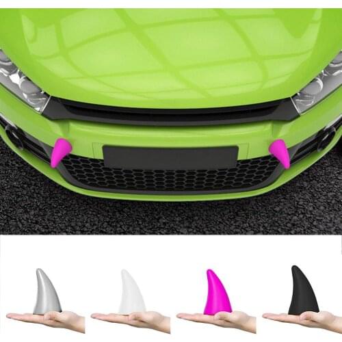 50% HOT SALES！！！New Arrival Funny Polyurethane Auto Styling Anti Collision 3D Demon Horn Car Stickers