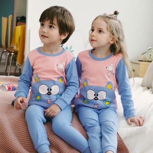 Winter Boys Sleepwear Baby Girls Clothes Autumn Cotton Children Homewear Pajamas for Boy Pyjamas Kids Pijamas Set 2-13Y Teenager