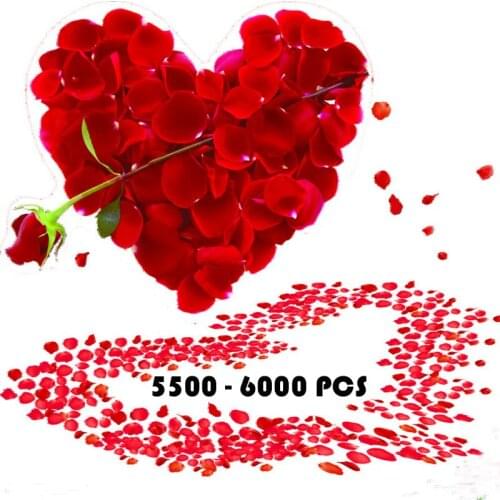 0.5kg Non-woven Fabric Rose Petal Wedding Decorations Artificial Rose Petals petalos de rosa de boda wedding party accessories