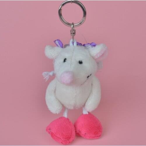 1 Pcs Bride Mouse Small Plush Pendant Toy, Kids Doll Keychain / Keyholder Gift Free Shipping
