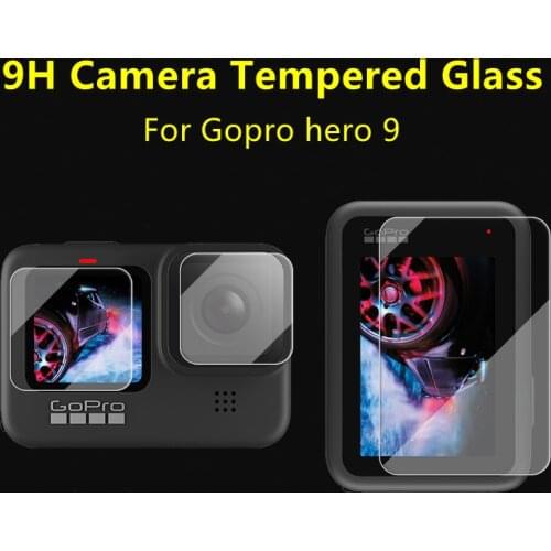 Go Pro 9 Tempered Glass Protective Film for gopro hero 9 Action Camera Protective Glass Screen Protector