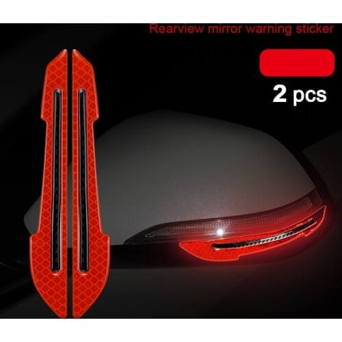 Car Precut Reflective Marking Tape Strip Stickers Car wheel eyebrow RearView Mirror Anti-Collision Safety-Warning Sign Decals