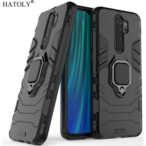 For Xiaomi Redmi Note 8 Pro Case Cover for Redmi Note 8 Pro Finger Ring PC TPU Hard Back Phone Case For Xiaomi Redmi Note 8 Pro