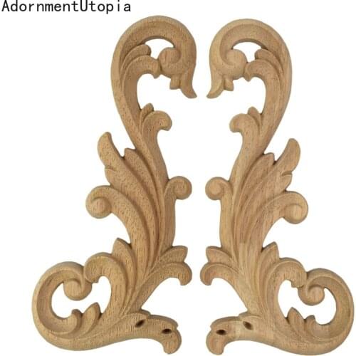Wood Mouldings Wood Carving Lines Wood Applique Wood Decal Onlay Antique Modern Long Wooden Furniture Window Corner Walls Doors